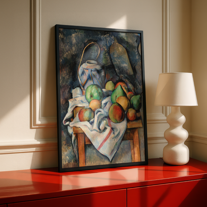 Ginger Jar by Paul Cezanne Print | Premium Giclee Art Print | Post-Impressionist Wall Art | Museum Quality Reproduction | Fine Art Print