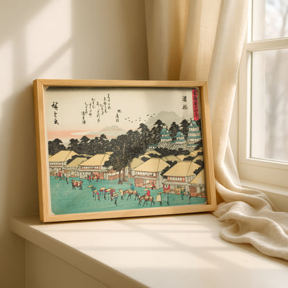 Hamamatsu by Utagawa Hiroshige | Premium Art Print
