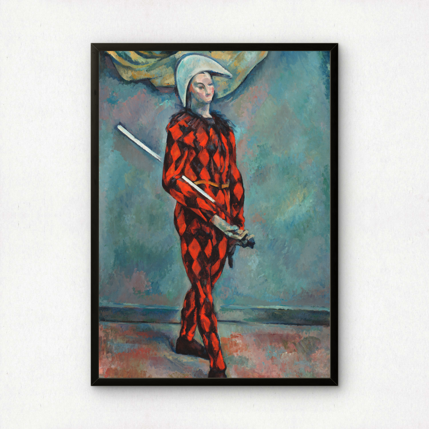 Harlequin by Paul Cezanne Print | Premium Giclee Art Print | Post-Impressionist Wall Art | Museum Quality Reproduction | Fine Art Print
