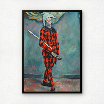 Harlequin by Paul Cezanne Print | Premium Giclee Art Print | Post-Impressionist Wall Art | Museum Quality Reproduction | Fine Art Print