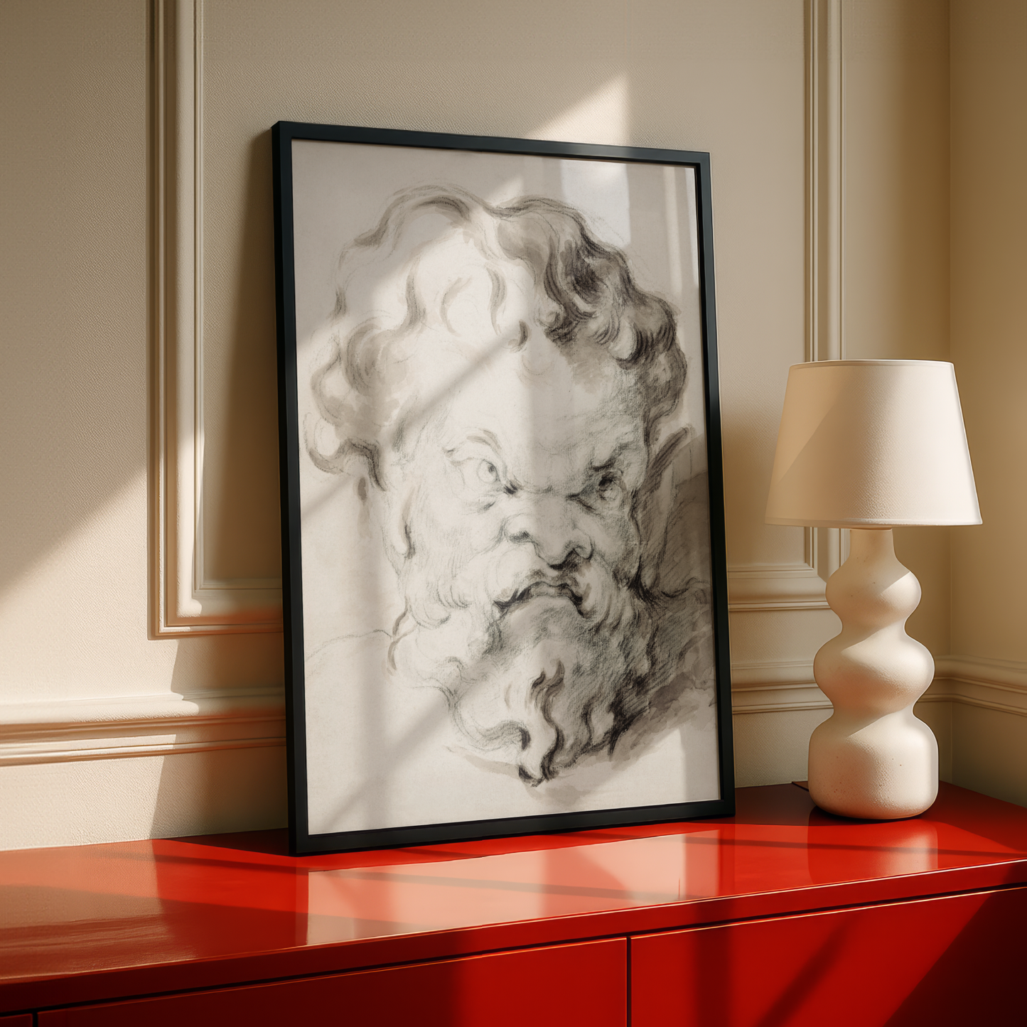 Head of Silenus by Paul Cezanne Print | Premium Giclee Art Print | Post-Impressionist Wall Art | Museum Quality Reproduction | Fine Art Print