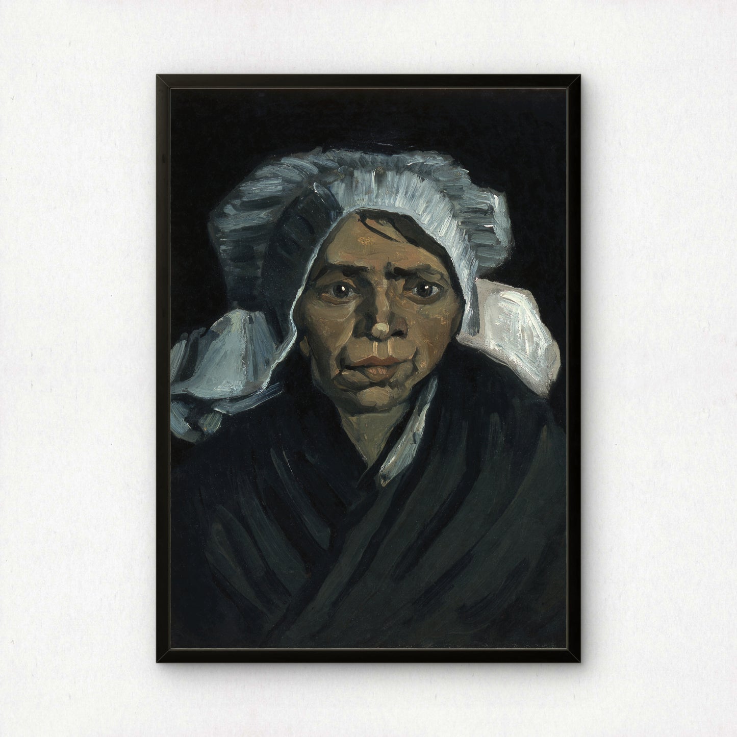 Head of a Peasant Woman by Vincent Van Gogh | Premium Giclée Art Print | Museum Quality Wall Art