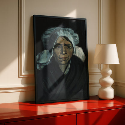 Head of a Peasant Woman by Vincent Van Gogh | Premium Giclée Art Print | Museum Quality Wall Art