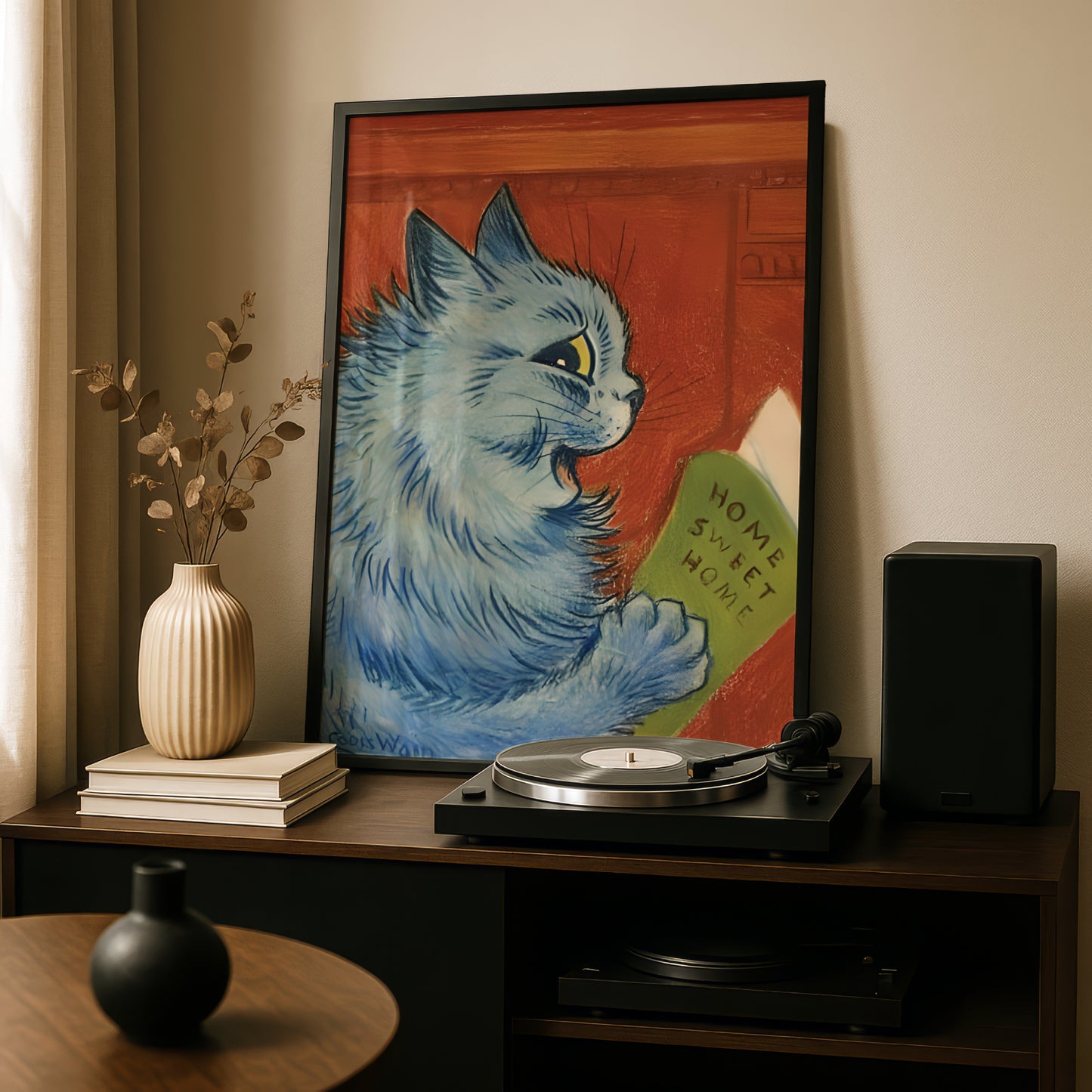 Louis Wain: Home Sweet Home | Fine Art Print | Cat Painting | Archival Quality Printing