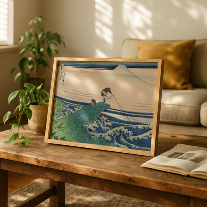 Kajikazawa in Kai Province by Katsushika Hokusai | Premium Art Print