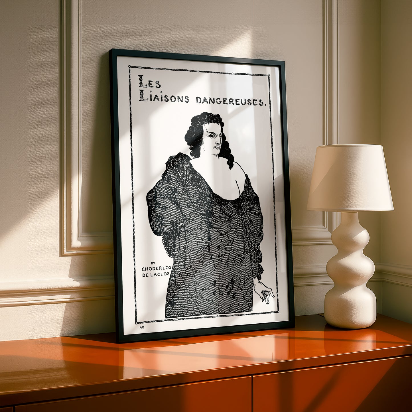 Les Liaisons Dangereuses by Aubrey Beardsley | Premium B&W Art Print