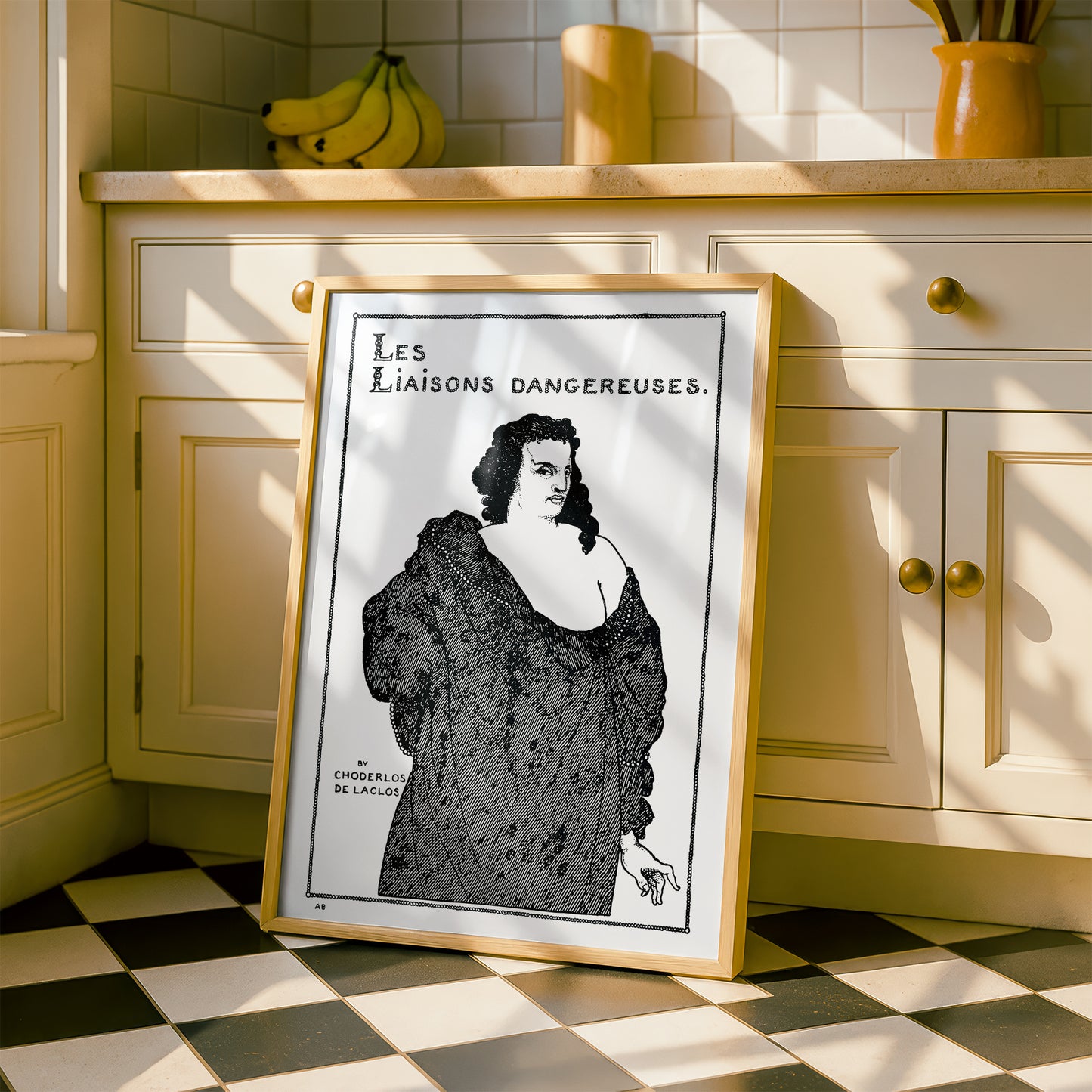 Les Liaisons Dangereuses by Aubrey Beardsley | Premium B&W Art Print