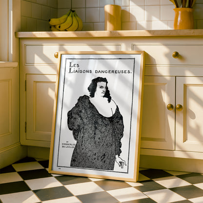 Les Liaisons Dangereuses by Aubrey Beardsley | Premium B&W Art Print