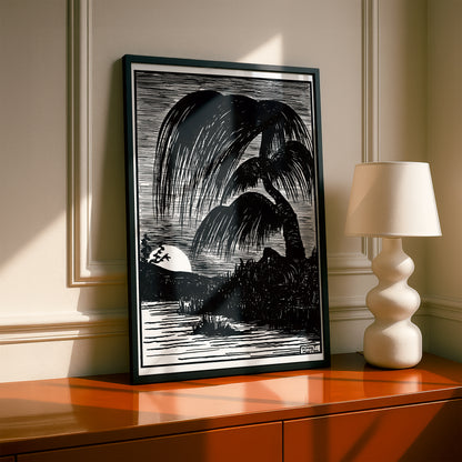 Loneliness by William T Horton | Premium B&W Art Print