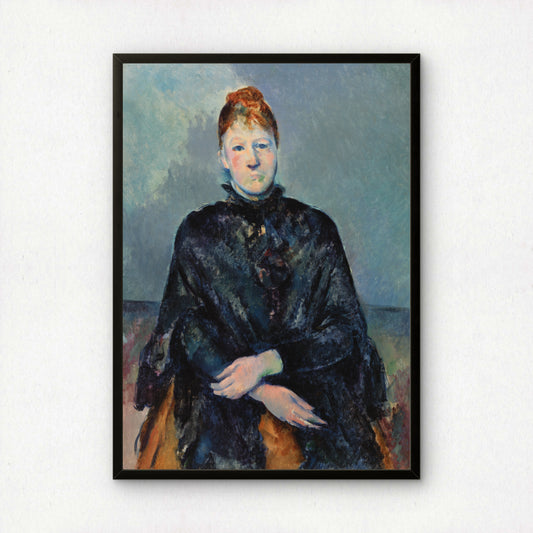 Madame Cezanne by Paul Cezanne Print | Premium Giclee Art Print | Post-Impressionist Wall Art | Museum Quality Reproduction | Fine Art Print