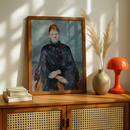 Madame Cezanne by Paul Cezanne Print | Premium Giclee Art Print | Post-Impressionist Wall Art | Museum Quality Reproduction | Fine Art Print