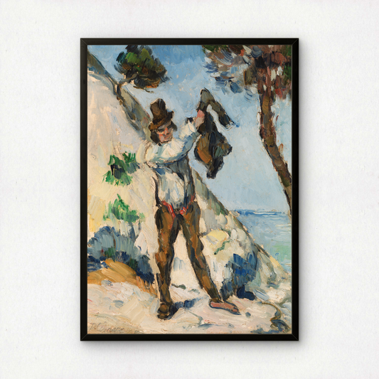 Man with a Vest by Paul Cezanne Print | Premium Giclee Art Print | Post-Impressionist Wall Art | Museum Quality Reproduction | Fine Art Print