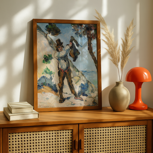 Man with a Vest by Paul Cezanne Print | Premium Giclee Art Print | Post-Impressionist Wall Art | Museum Quality Reproduction | Fine Art Print