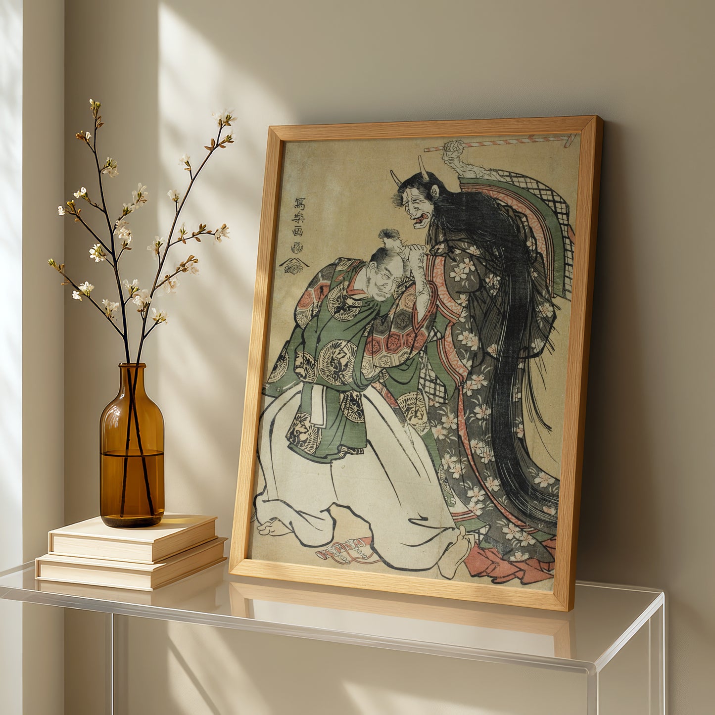 Maple Leaf Viewing (Momijigari) by Toshusai Sharaku | Premium Art Print