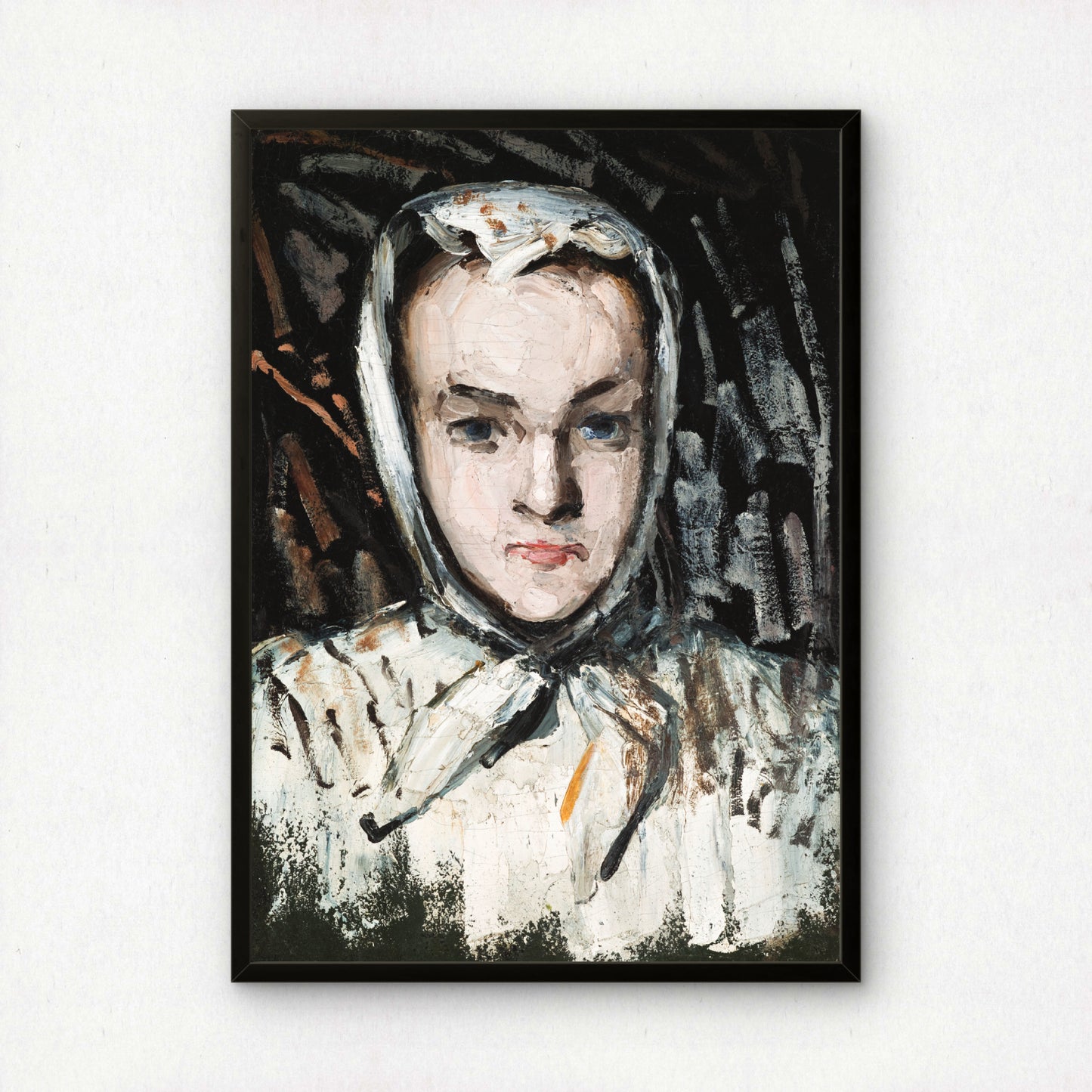 Marie Cezanne's Sister by Paul Cezanne Print | Premium Giclee Art Print | Post-Impressionist Wall Art | Museum Quality Reproduction | Fine Art Print
