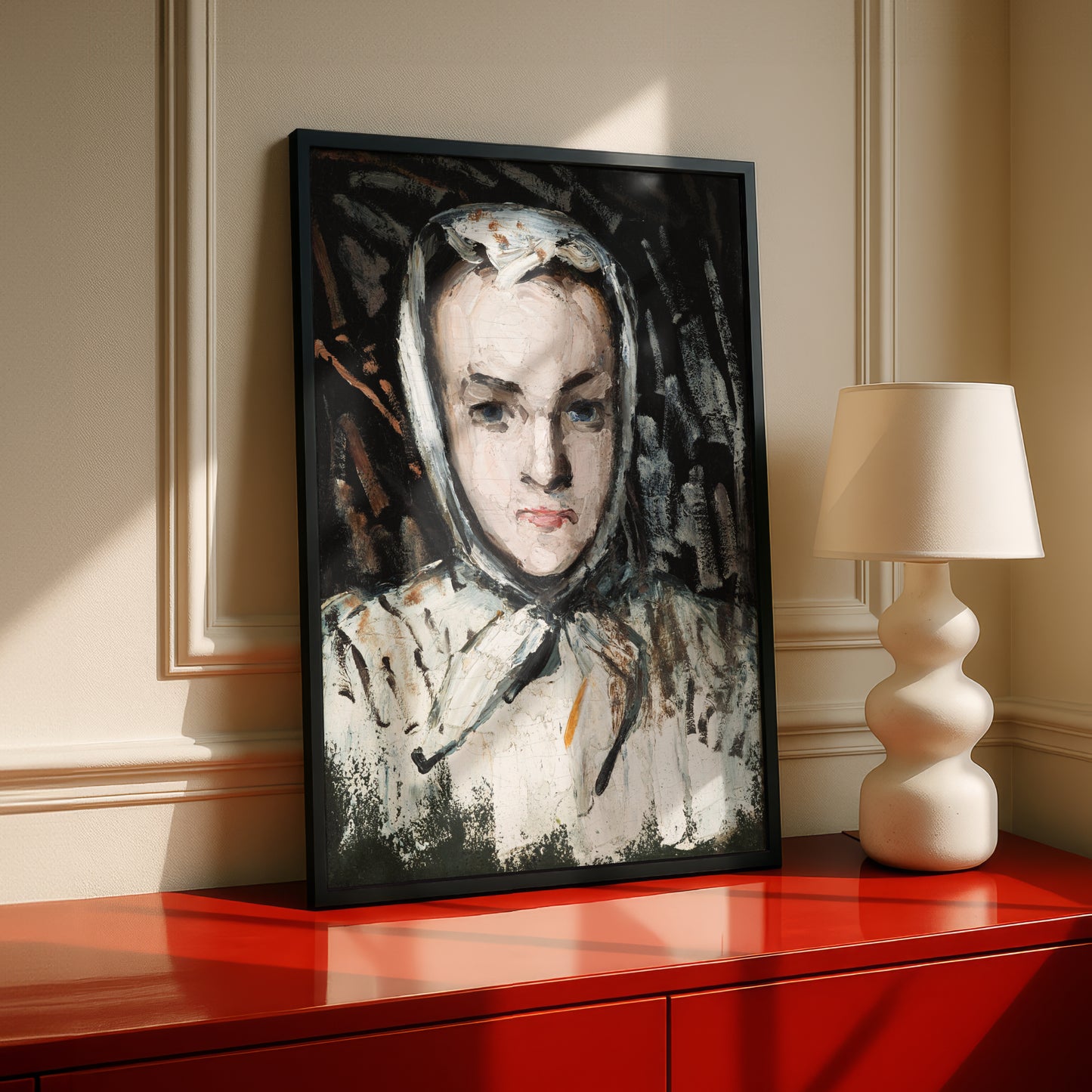 Marie Cezanne's Sister by Paul Cezanne Print | Premium Giclee Art Print | Post-Impressionist Wall Art | Museum Quality Reproduction | Fine Art Print