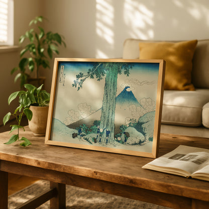 Mishima Pass in Kai Province by Katsushika Hokusai | Premium Art Print