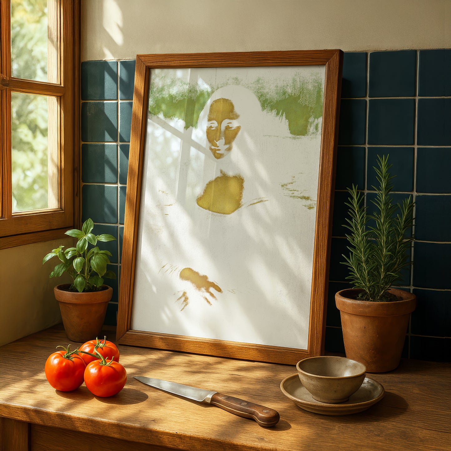 Mona Lisa Variations 009 | "White" Art Print