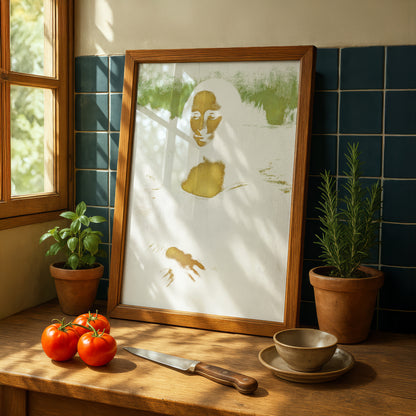 Mona Lisa Variations 009 | "White" Art Print