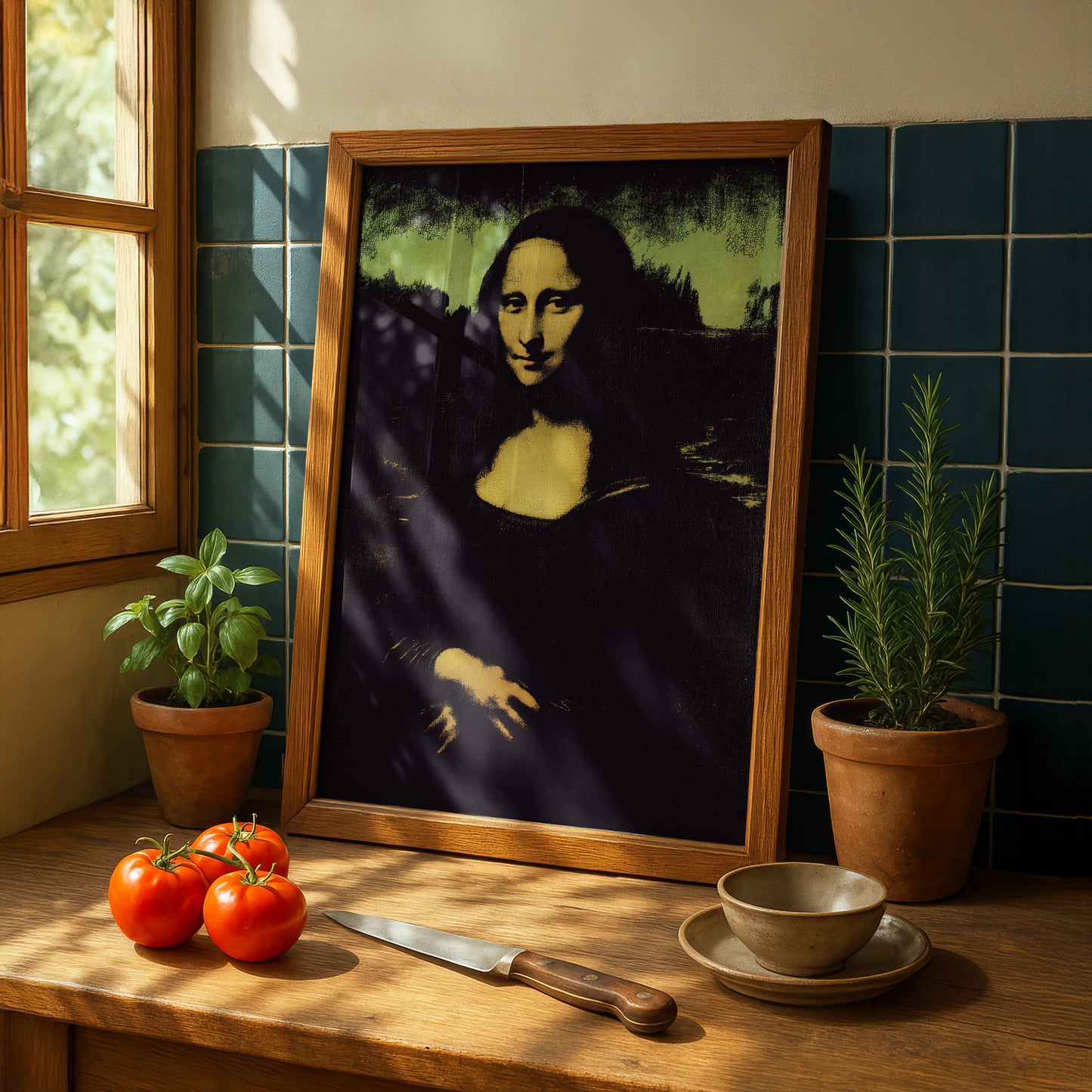 Mona Lisa Variations 010 | "Goth" Art Print