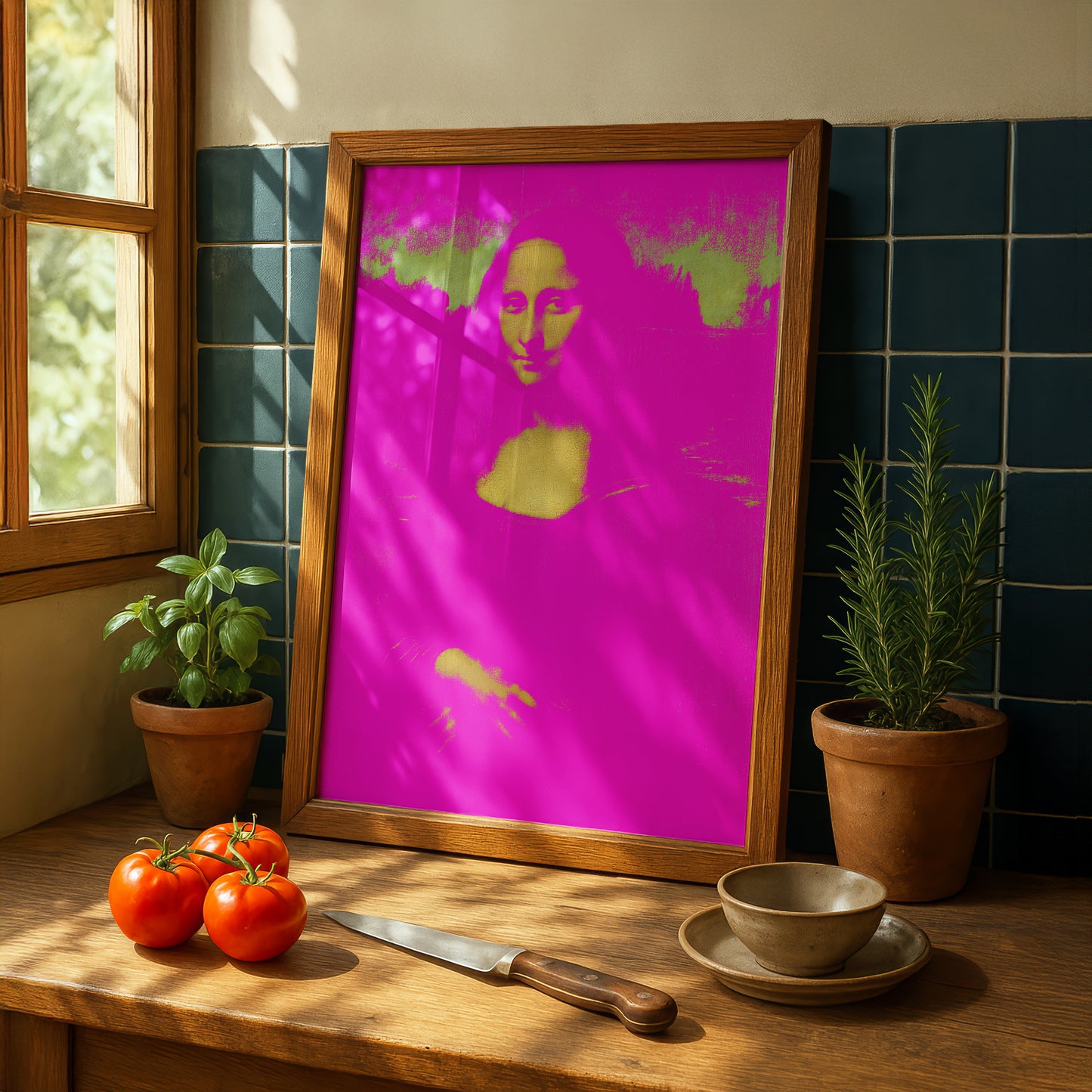 Mona Lisa Variations 013 | "Pink" Art Print