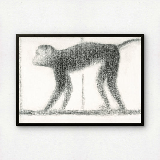 Monkey by Georges Seurat | Fine Art Print