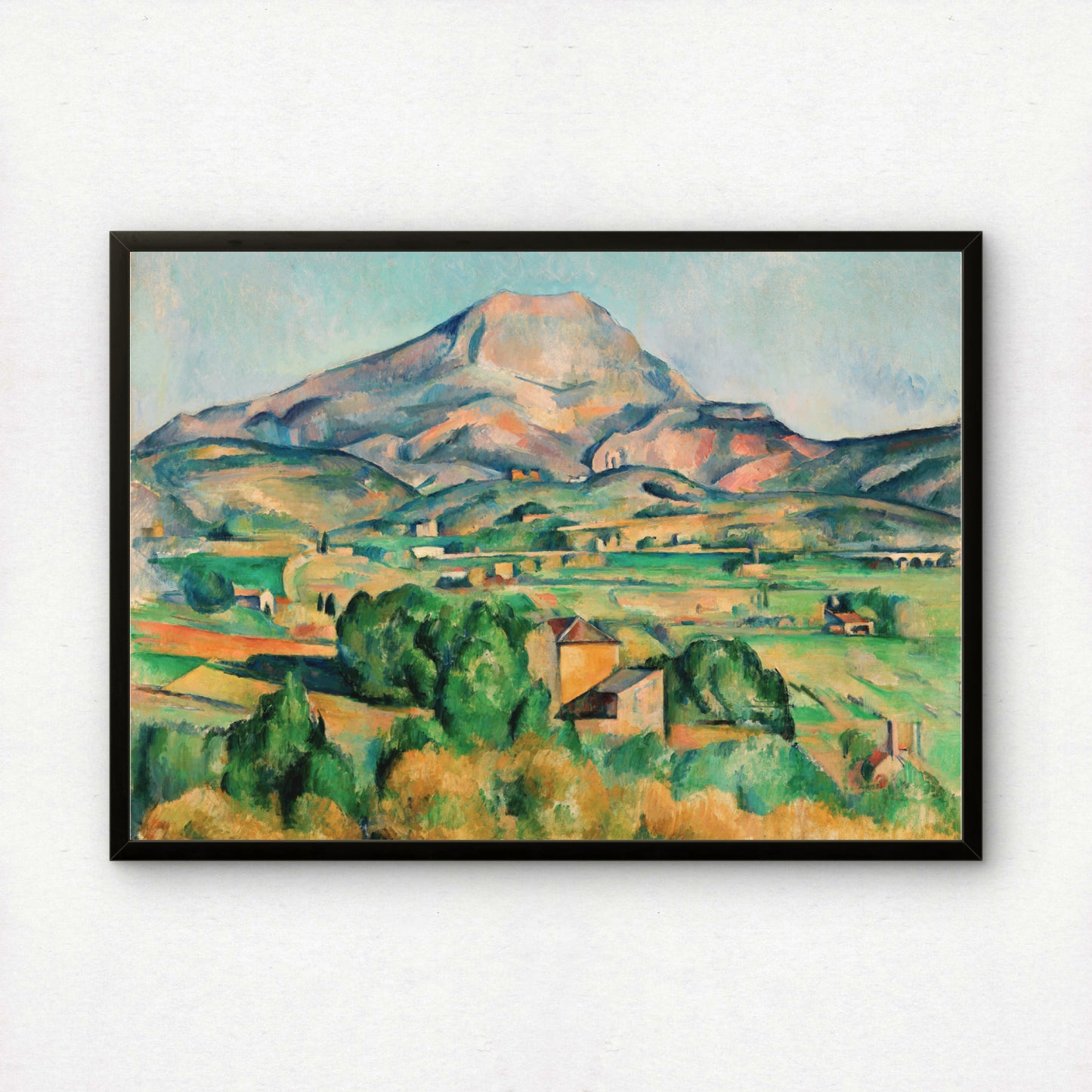 La Montagne Sainte-Victoire by Paul Cezanne Print | Premium Giclee Art Print | Post-Impressionist Wall Art | Museum Quality Reproduction