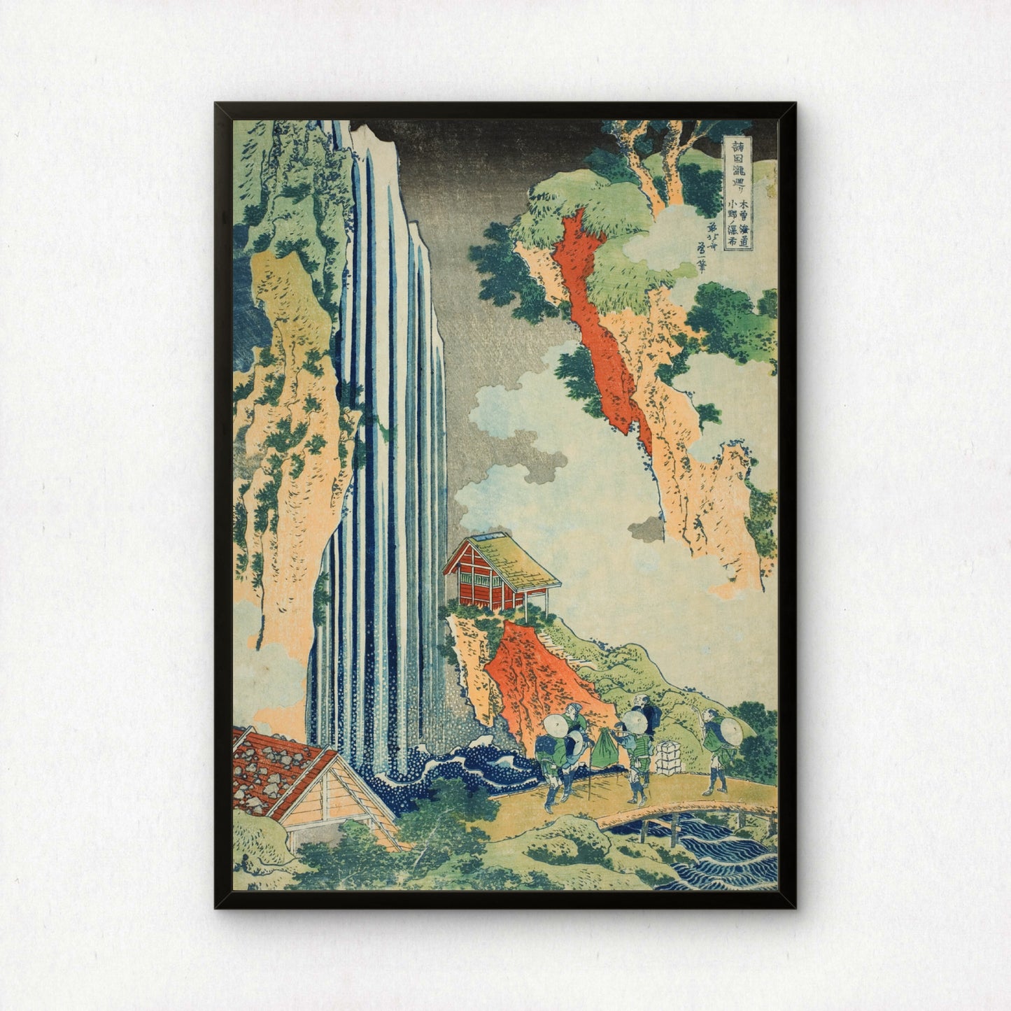Ono Falls on the Kisokaido by Katsushika Hokusai | Premium Art Print