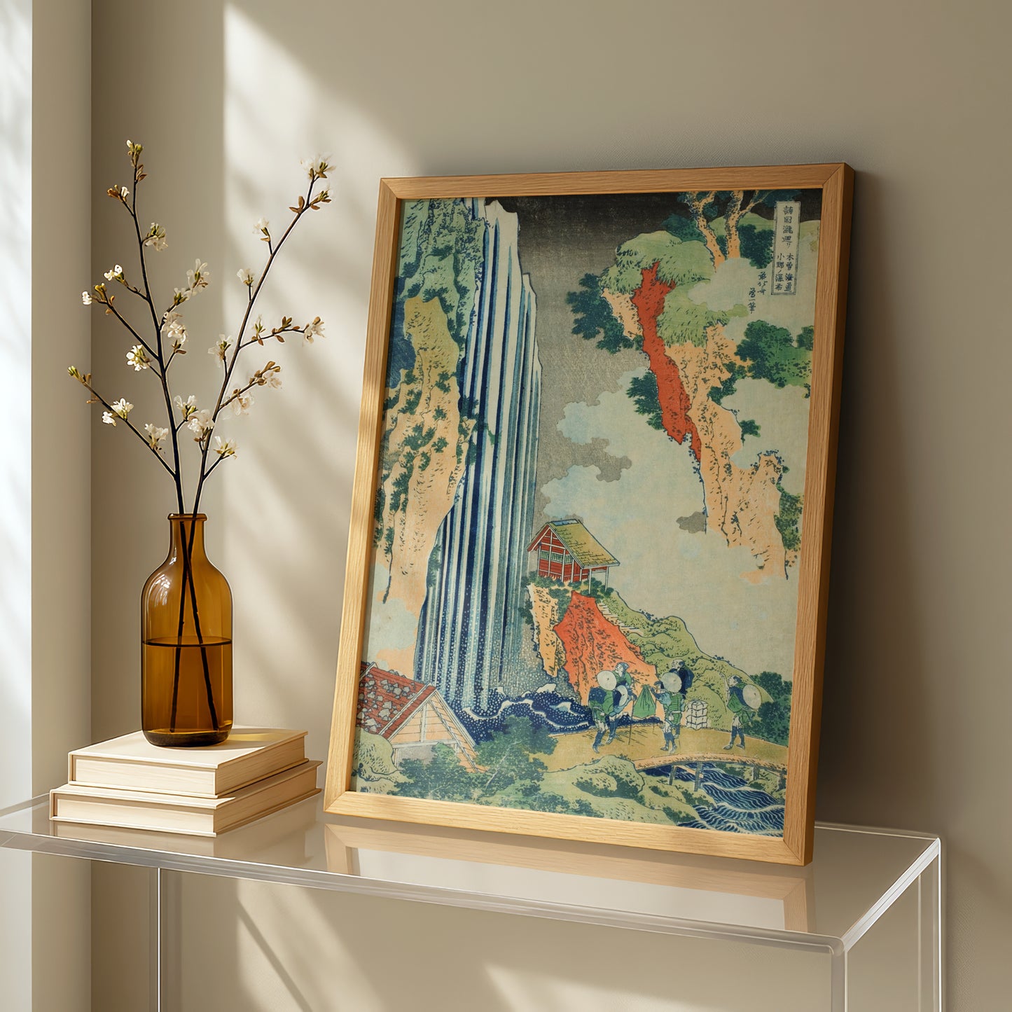 Ono Falls on the Kisokaido by Katsushika Hokusai | Premium Art Print