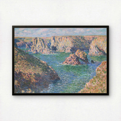 Monet Port-Domois, Belle-Isle Art Print | Giclee Fine Art Reproduction | Impressionist Wall Decor