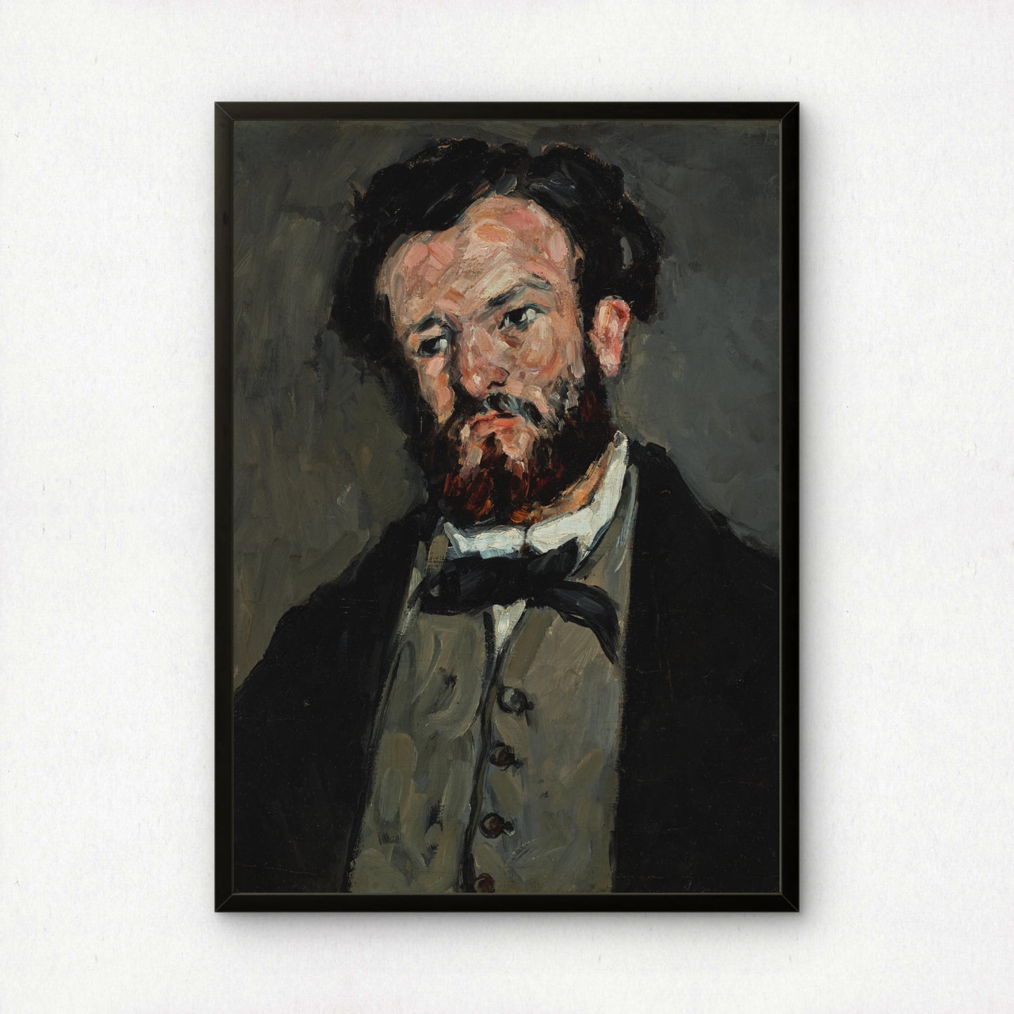 Portrait of Anthony Valabrègue by Paul Cezanne Print | Premium Giclee Art Print | Post-Impressionist Wall Art | Museum Quality Reproduction