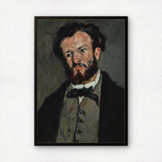 Portrait of Anthony Valabrègue by Paul Cezanne Print | Premium Giclee Art Print | Post-Impressionist Wall Art | Museum Quality Reproduction