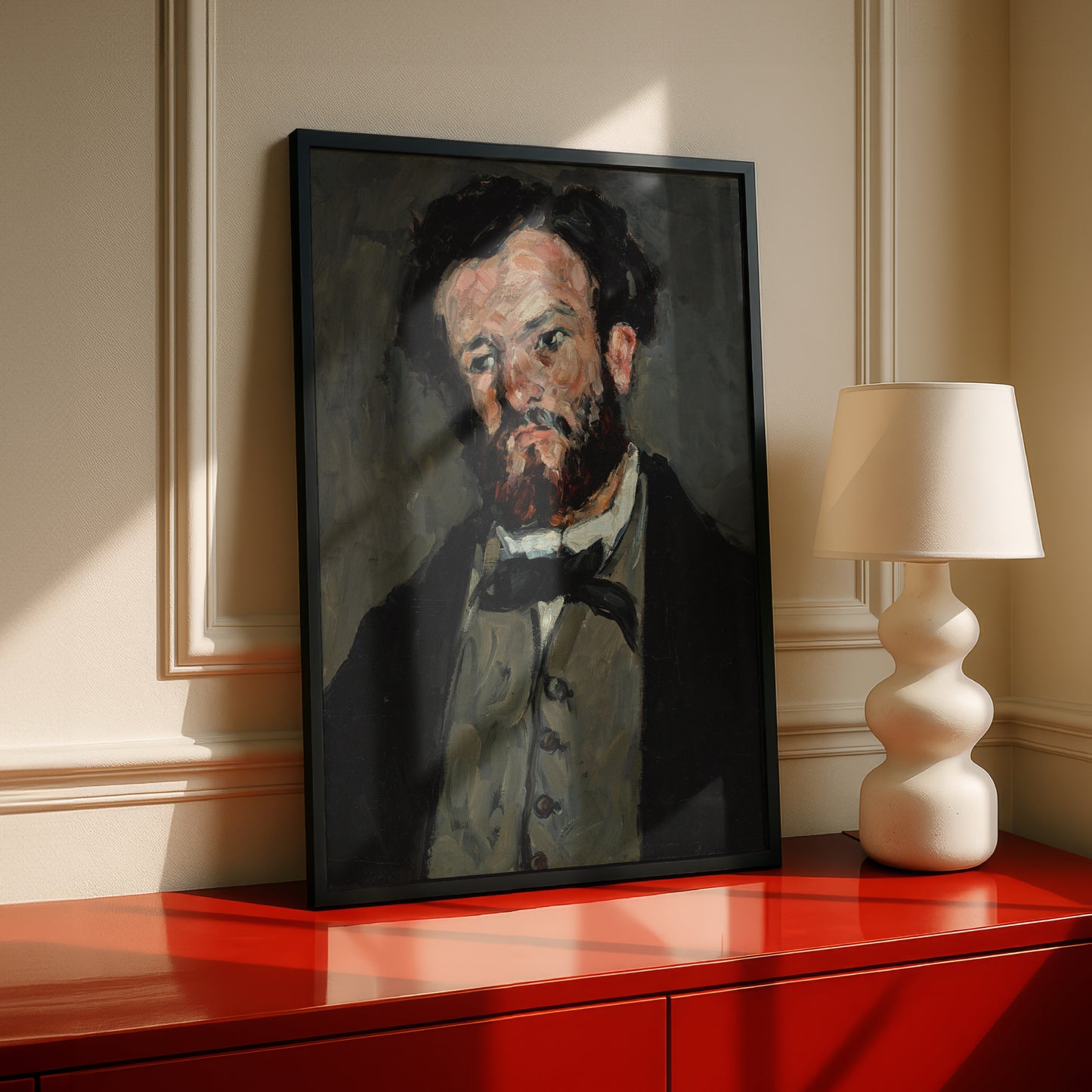 Portrait of Anthony Valabrègue by Paul Cezanne Print | Premium Giclee Art Print | Post-Impressionist Wall Art | Museum Quality Reproduction