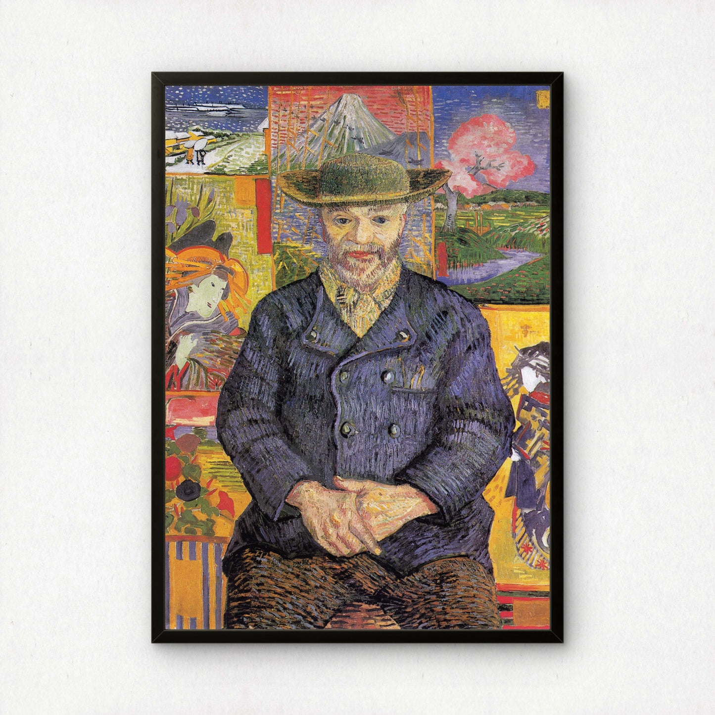 Portrait of Pere Tanguy by Vincent Van Gogh | Premium Giclée Art Print | Museum Quality Wall Art