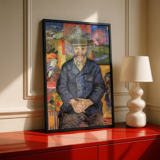 Portrait of Pere Tanguy by Vincent Van Gogh | Premium Giclée Art Print | Museum Quality Wall Art