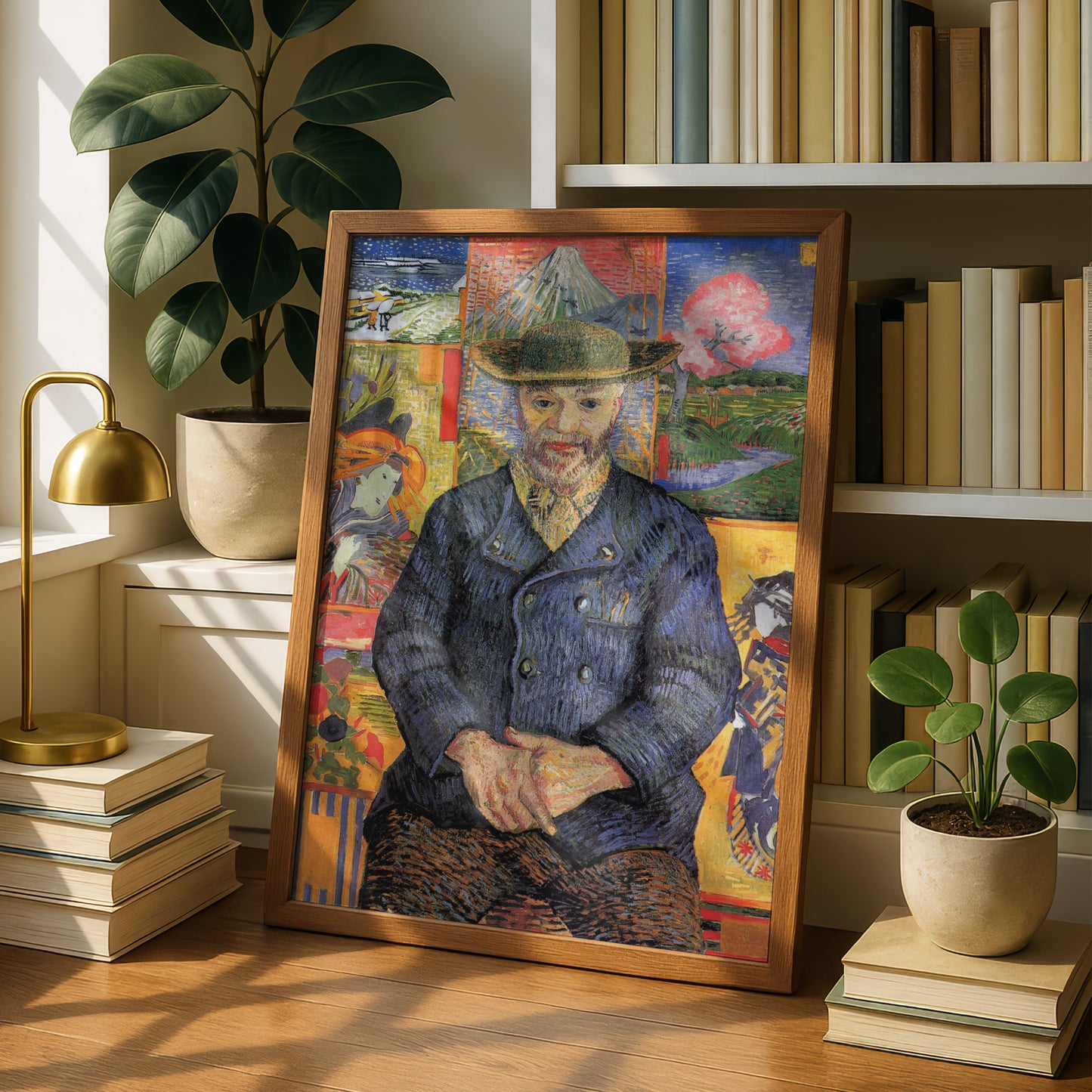 Portrait of Pere Tanguy by Vincent Van Gogh | Premium Giclée Art Print | Museum Quality Wall Art
