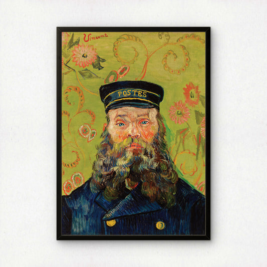 Portrait of the Postman Joseph Roulin by Vincent Van Gogh | Premium Giclée Art Print | Museum Quality Wall Art
