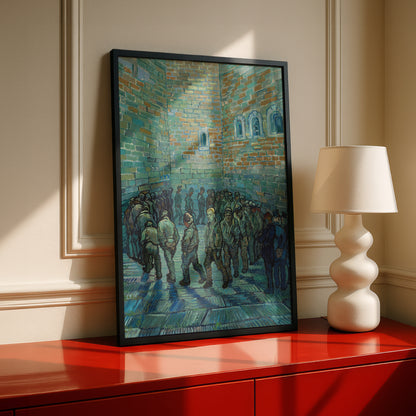 Prisoners Exercising by Vincent Van Gogh | Premium Giclée Art Print | Museum Quality Wall Art