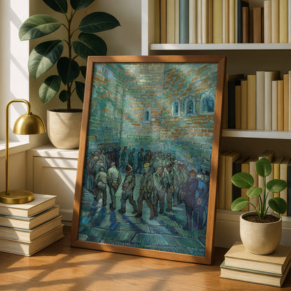 Prisoners Exercising by Vincent Van Gogh | Premium Giclée Art Print | Museum Quality Wall Art