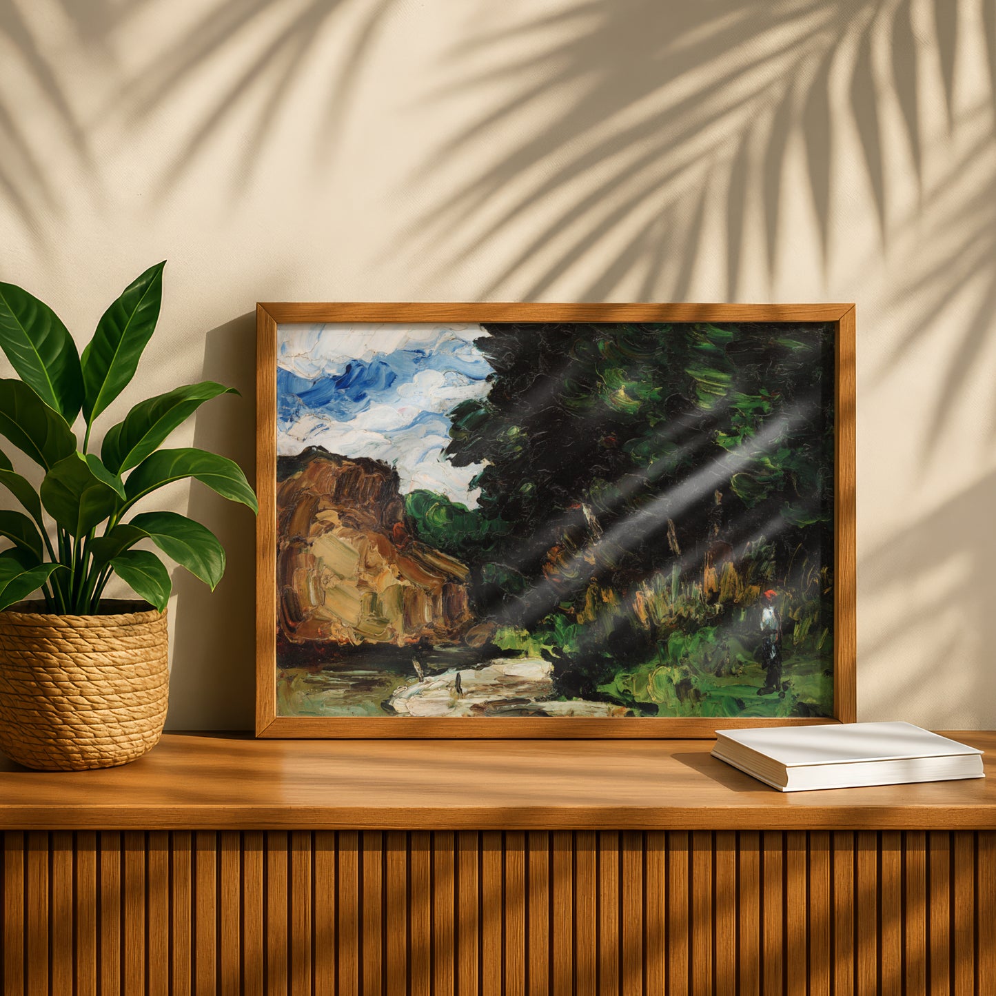 River Bend by Paul Cezanne Print | Premium Giclee Art Print | Post-Impressionist Wall Art | Museum Quality Reproduction | Fine Art Print