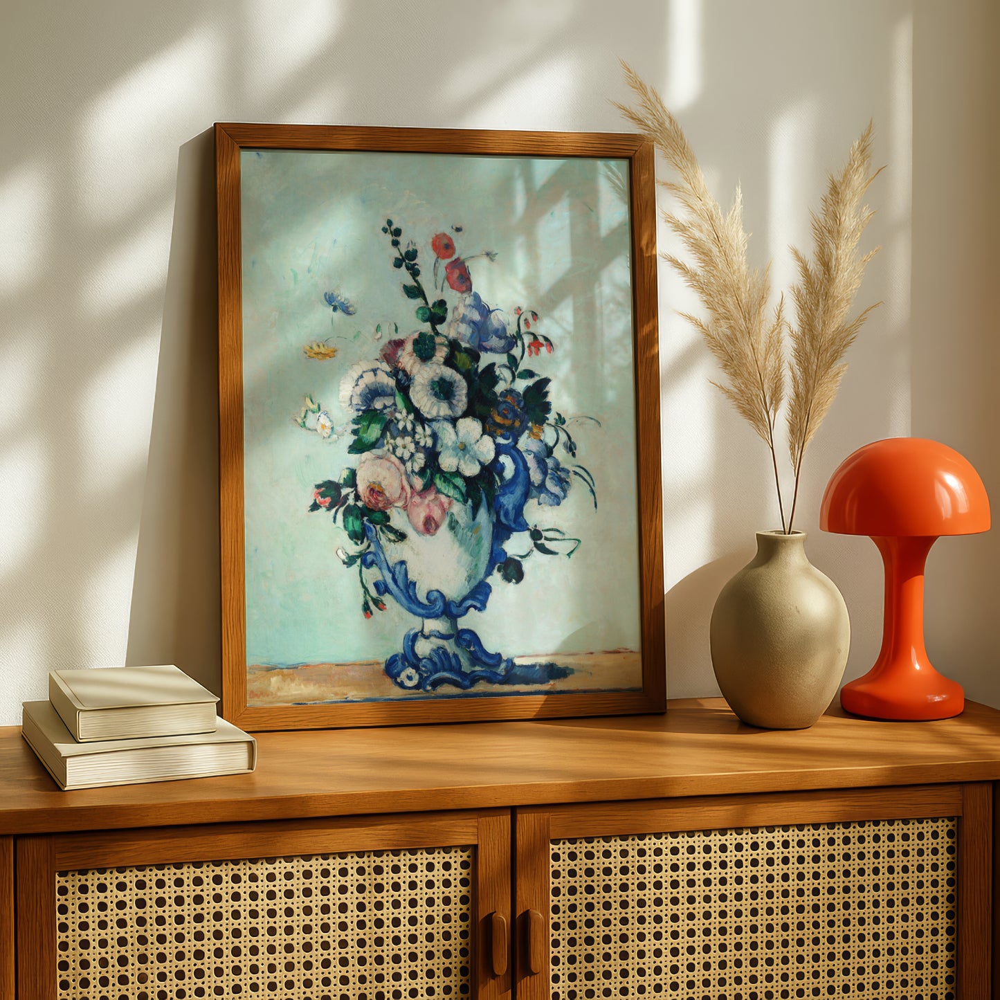Rococo Vase by Paul Cezanne Print | Premium Giclee Art Print | Post-Impressionist Wall Art | Museum Quality Reproduction | Fine Art Print