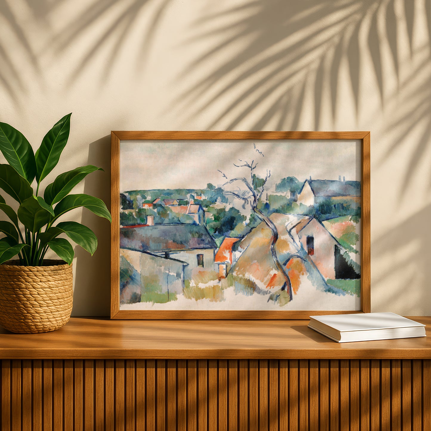 Rooftops by Paul Cezanne Print | Premium Giclee Art Print | Post-Impressionist Wall Art | Museum Quality Reproduction | Fine Art Print