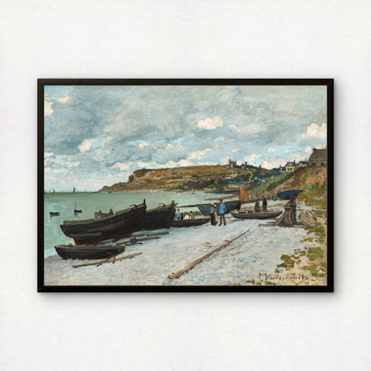 Monet Sainte-Adresse Art Print | Giclee Fine Art Reproduction | Impressionist Wall Decor
