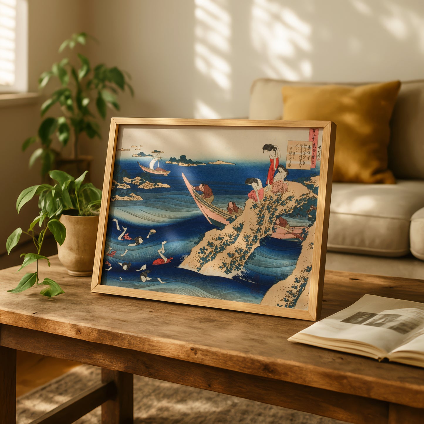 Sangi Takamura by Katsushika Hokusai | Premium Art Print