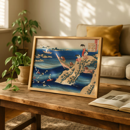 Sangi Takamura by Katsushika Hokusai | Premium Art Print