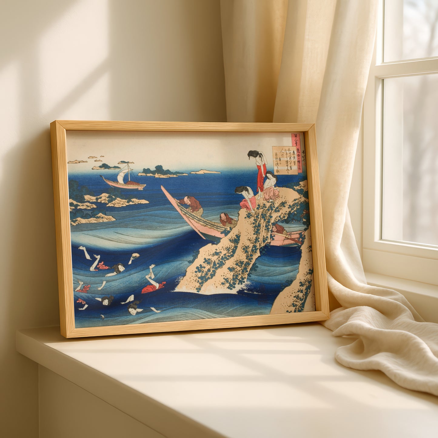 Sangi Takamura by Katsushika Hokusai | Premium Art Print