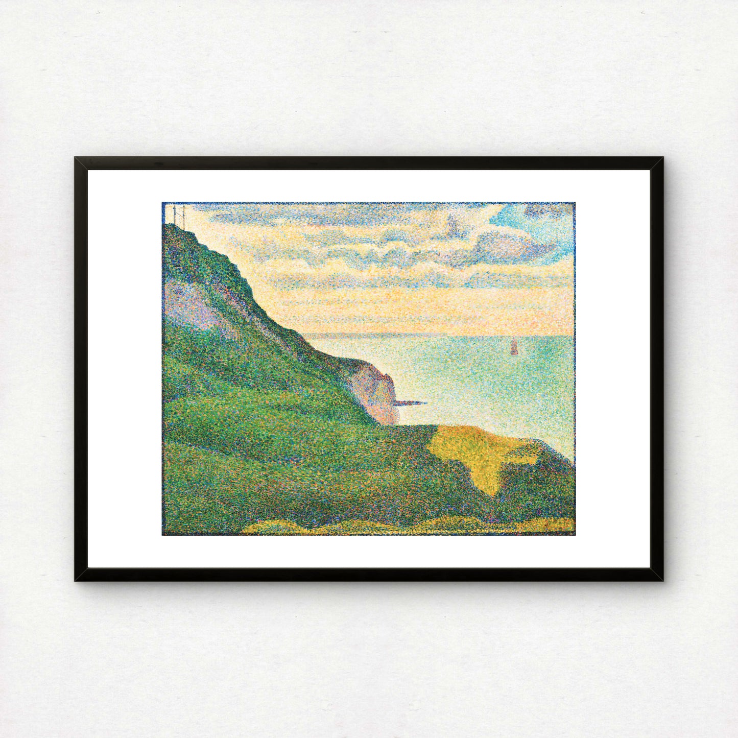 Seascape at Port-en-Bessin, Normandy by Georges Seurat | Fine Art Print
