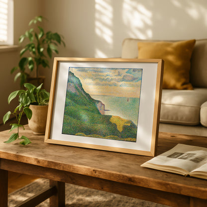 Seascape at Port-en-Bessin, Normandy by Georges Seurat | Fine Art Print