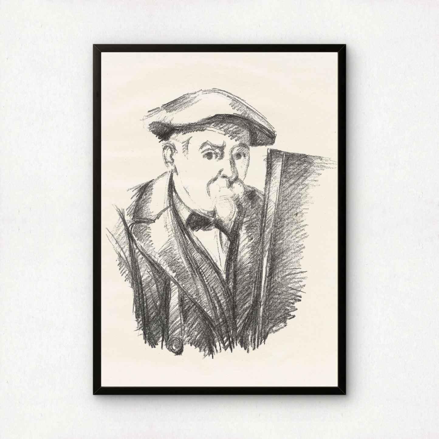 Self-Portrait by Paul Cezanne Print | Premium Giclee Art Print | Post-Impressionist Wall Art | Museum Quality Reproduction | Fine Art Print