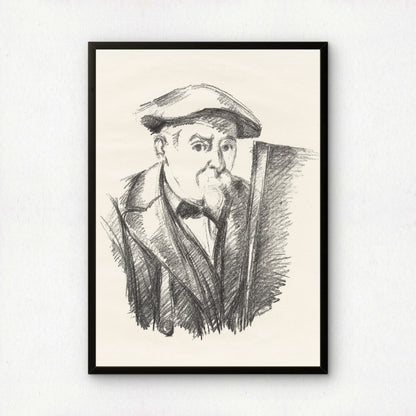 Self-Portrait by Paul Cezanne Print | Premium Giclee Art Print | Post-Impressionist Wall Art | Museum Quality Reproduction | Fine Art Print